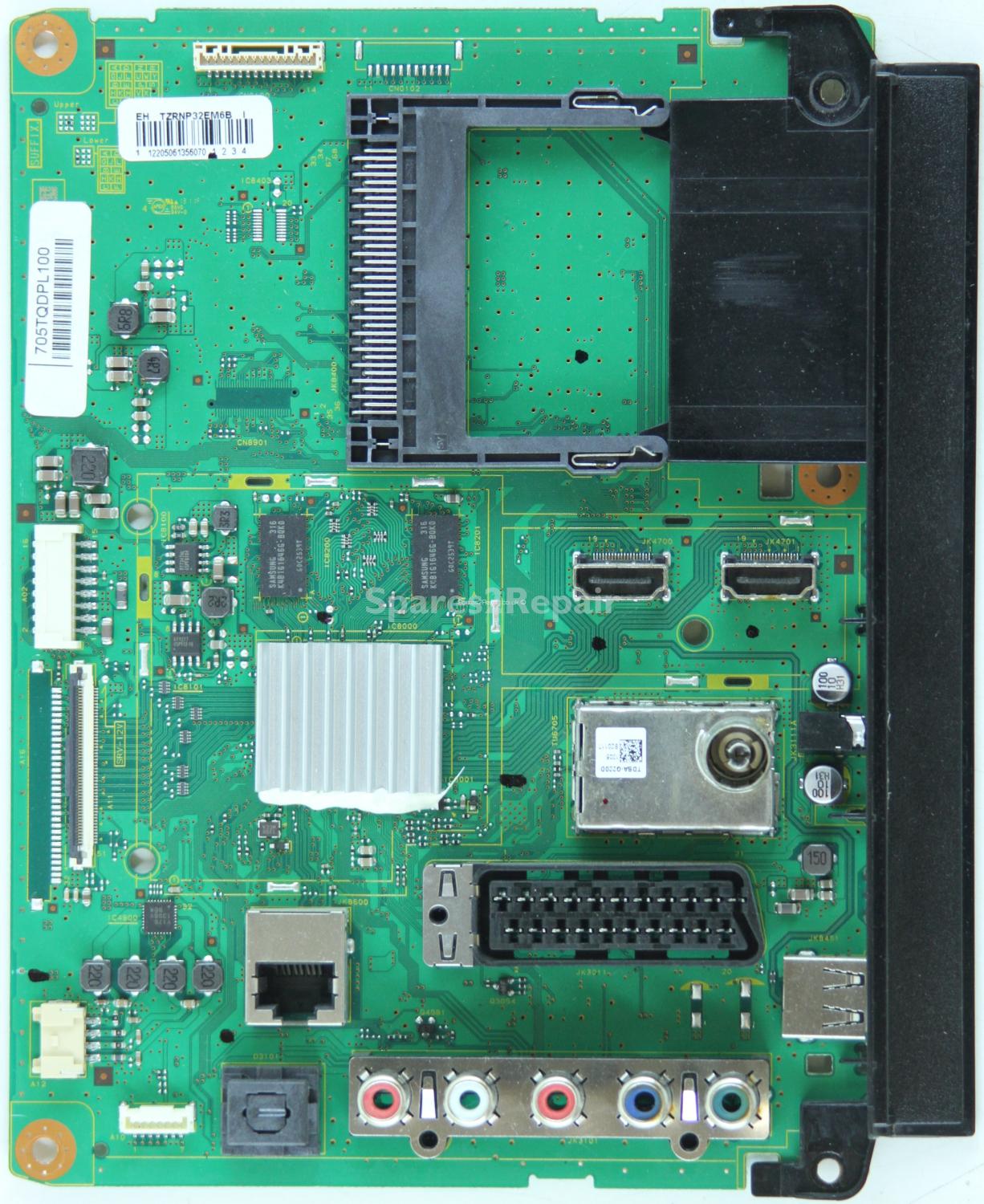 Panasonic TX-L32EM6B - Main AV - TZRNP32EM6B EH - 705TQDPL100 - TNP4G548 1 A