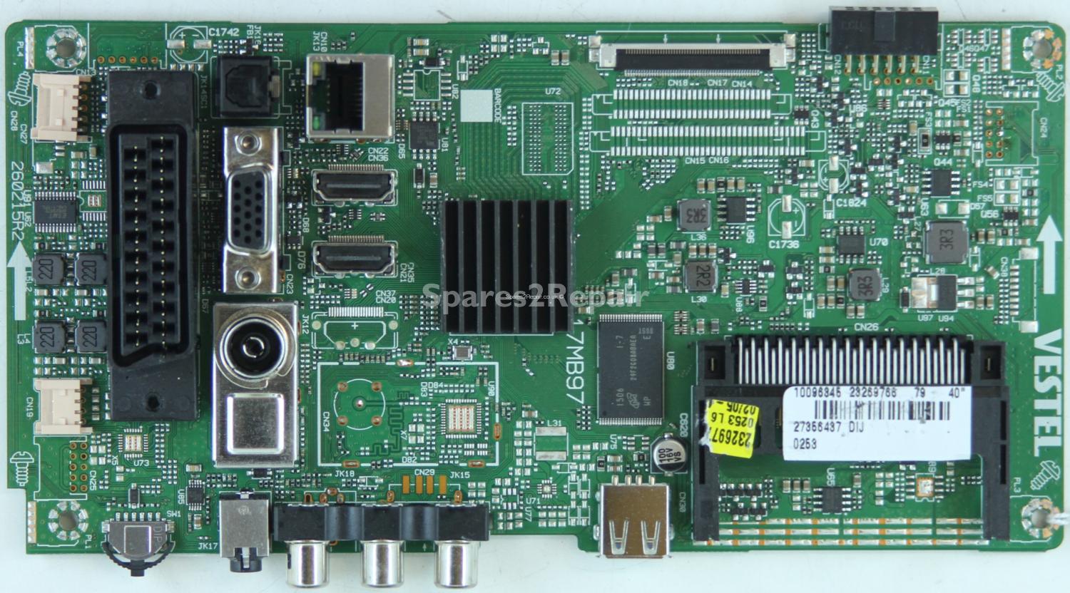 Panasonic TX-40C300B - Main AV - 23269766 - 17MB97 - 260215R2