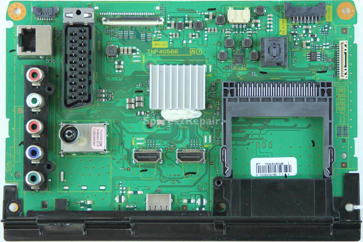Panasonic TX-50A400B - Main AV - TXN/A1ZXUB ET - TNP4G566 A1