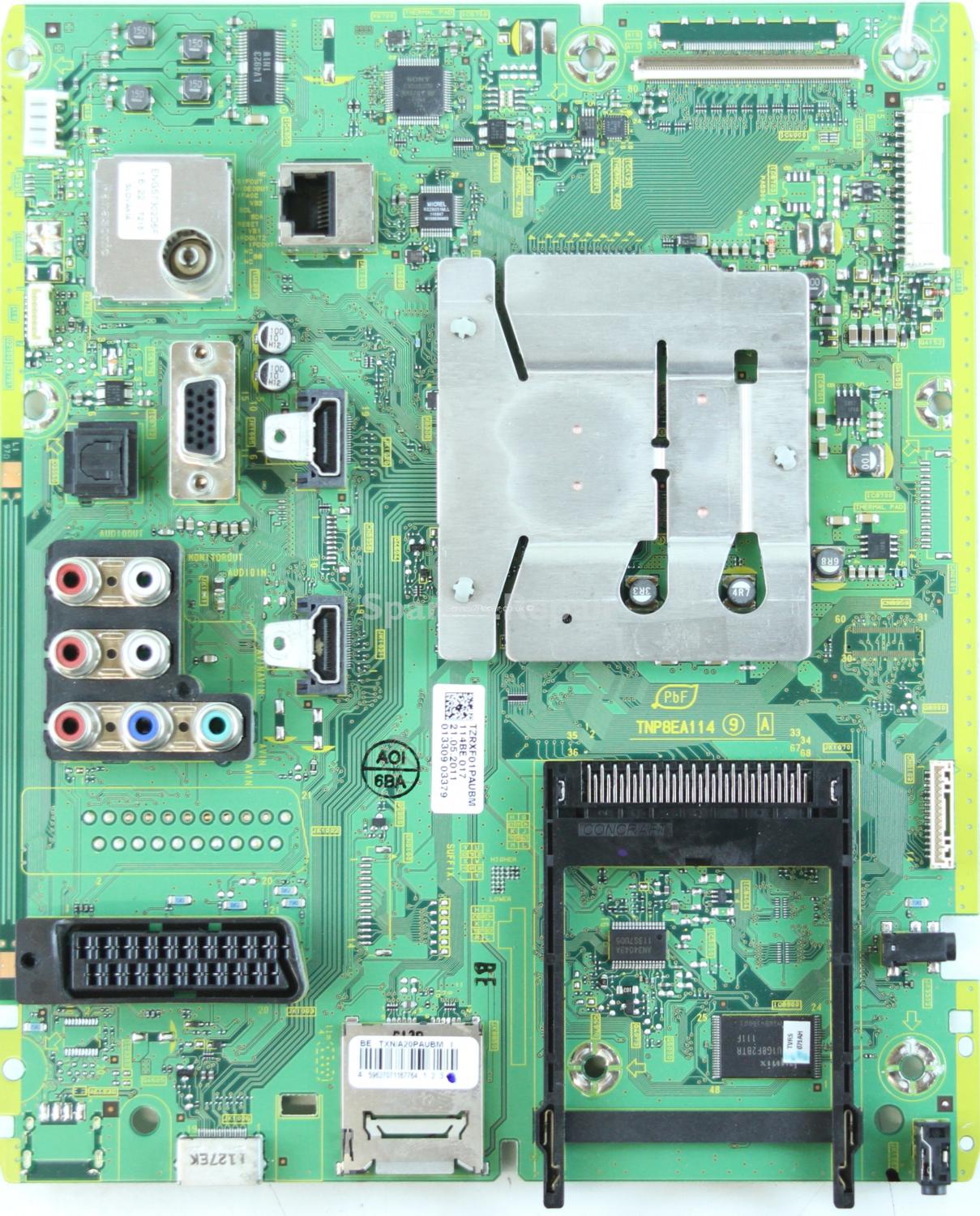 Panasonic TX-L32E3B - Main AV - TXN/A20PAUBM BE - TZRXF01PAUBM - TNP8EA114 9 A