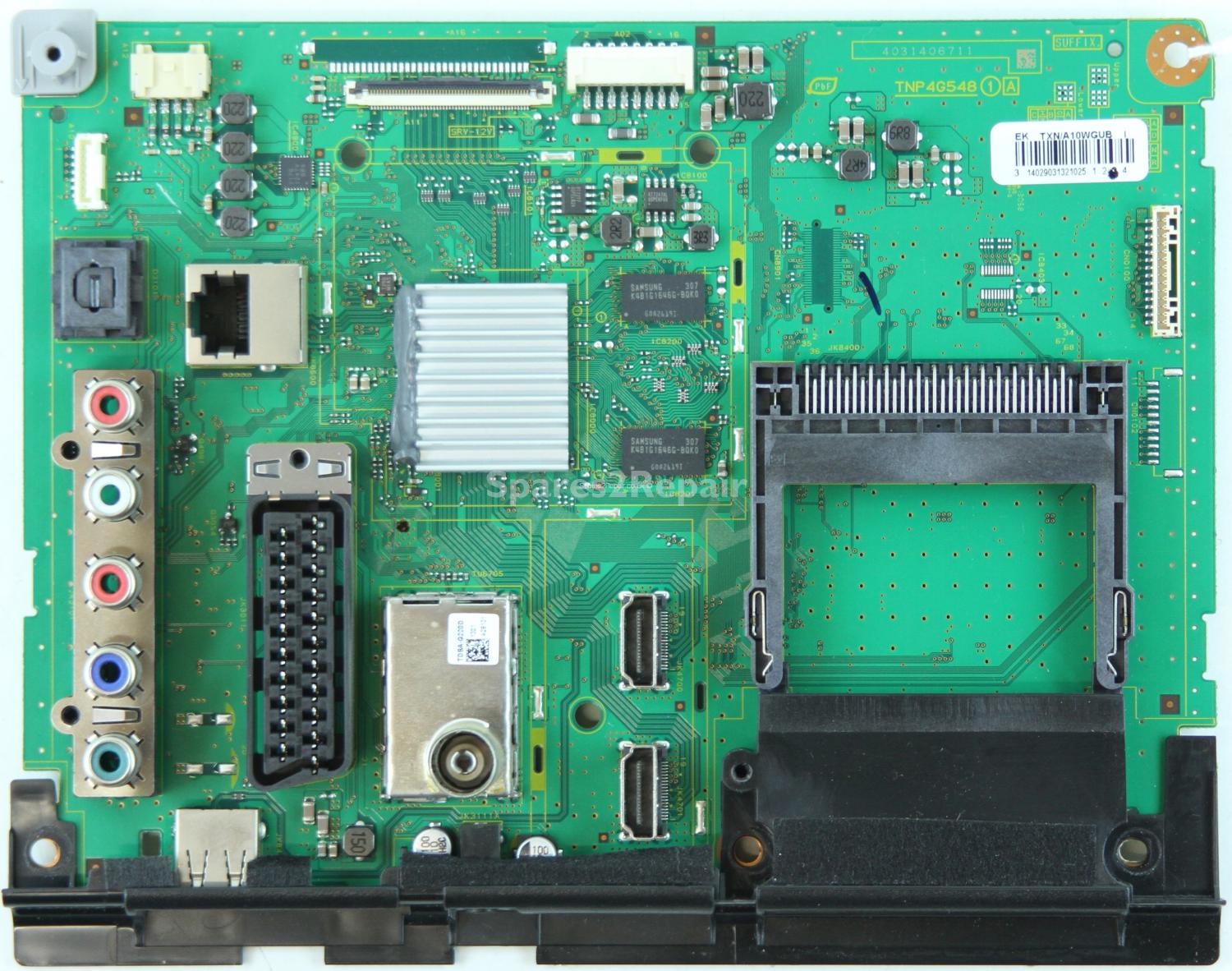 Panasonic TX-L39EM6B - Main AV - TXN/A10WGUB EK - TNP4G548 1 A