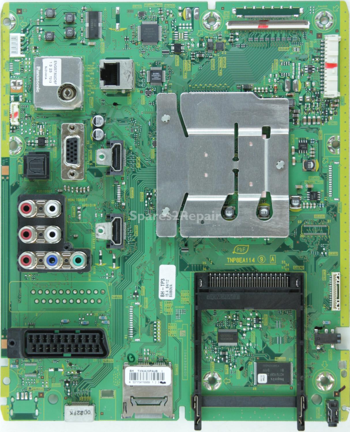 Panasonic TX-L37E3B - Main AV - TXN/A20PAUB BH - TNP8EA114 9A